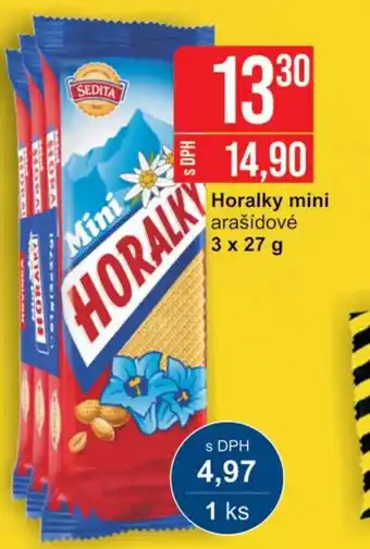 Jip Horalky mini arašídové 3 x 27 g nabídka
