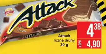 Jip Attack různé druhy 30 g nabídka