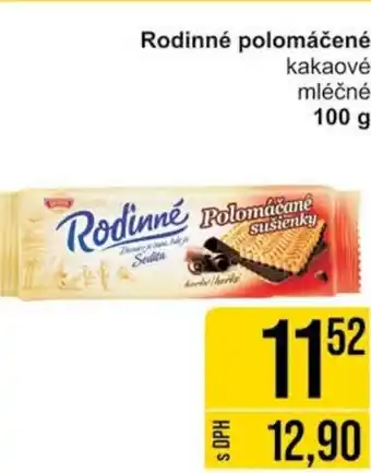 Jip Rodinné polomáčené kakaové mléčné 100 g nabídka