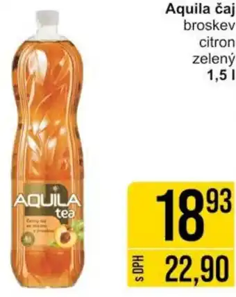 Jip Aquila čaj broskev citron zelený 1,5L nabídka