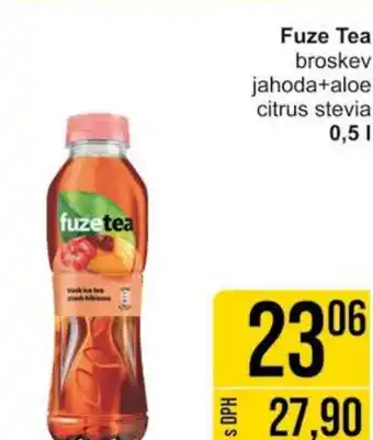 Jip Fuze Tea broskev jahoda+aloe citrus stevia 0.5L nabídka