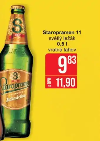 Jip Staropramen 11 světlý ležák 0,5L nabídka