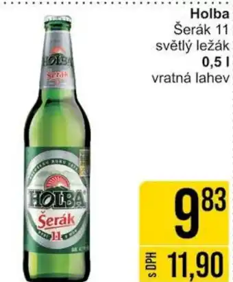 Jip Holba Šerák 11 světlý ležák 0.5L nabídka