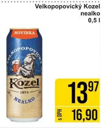 Jip Velkopopovický Kozel nealko 0,5L nabídka