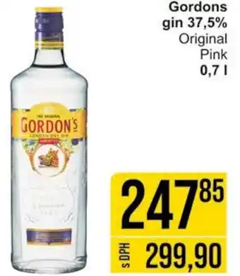 Jip Gordons gin 37,5% Original Pink 0.7l nabídka