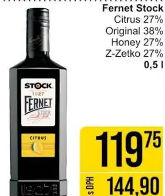 Jip Fernet Stock 0.5L nabídka