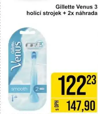 Jip Gillette Venus 3 holící strojek + 2x náhrada nabídka