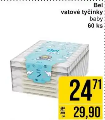 Bel vatové tyčinky baby 60 ks