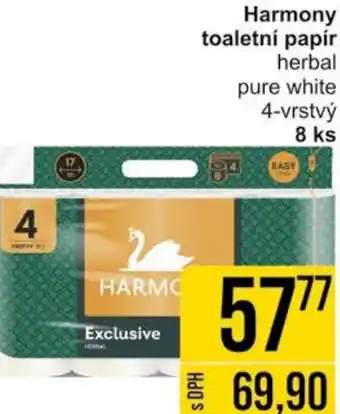 Jip Harmony toaletní papír nabídka