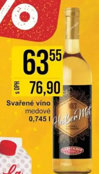 Jip Svařené víno medové 0,745 L nabídka