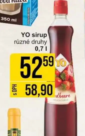 Jip YO sirup různé druhy 0,7L nabídka