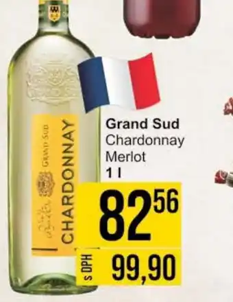 Jip Grand Sud Chardonnay Merlot 1L nabídka