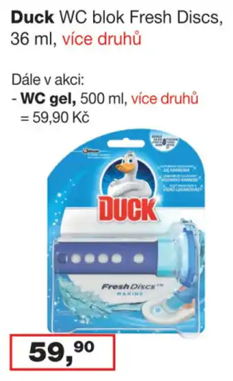 Duck WC blok Fresh Discs, 36 ml
