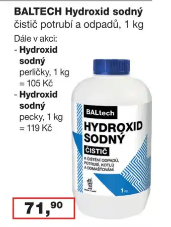 Ráj drogerie BALTECH Hydroxid sodný nabídka