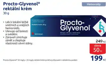 Benu Procto-Glyvenol® rektální krém 30g nabídka