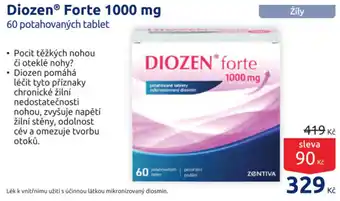 Benu DIOZEN forte 1000 mg 60 potahovaných tablet nabídka