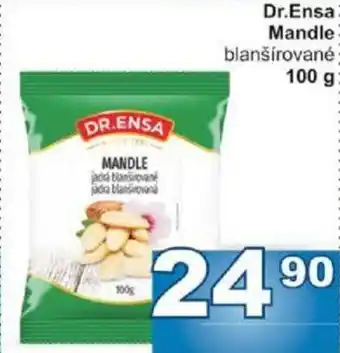 Jip Dr.Ensa Mandle blanšírované 100g nabídka
