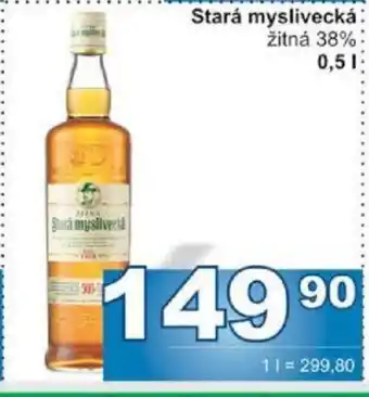 Jip Stará myslivecká žitná 38% 0.5L nabídka