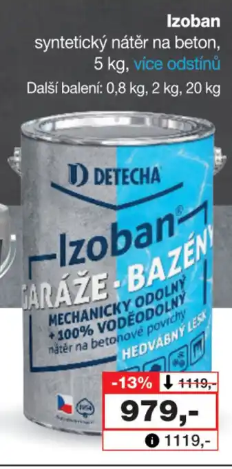 Barvy a laky drogerie Izoban nabídka