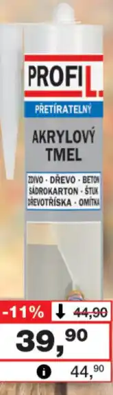Barvy a laky drogerie Profil akrylový tmel nabídka