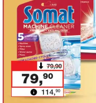 Somat čistič myčky v tabletách, 3 ks