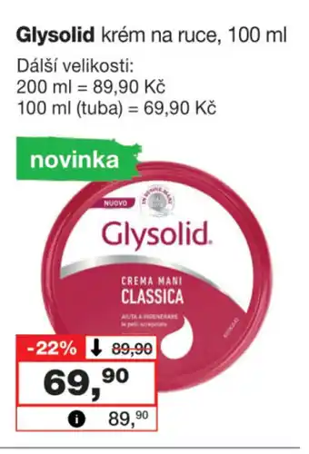 Barvy a laky drogerie Glysolid krém na ruce, 100 ml nabídka