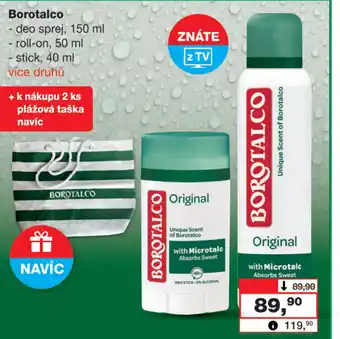 Barvy a laky drogerie Borotalco nabídka