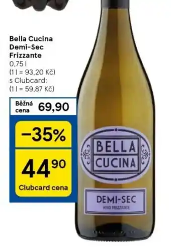 Tesco Bella Cucina Demi-Sec Frizzante nabídka
