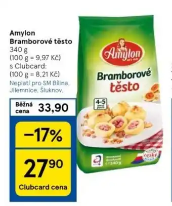 Tesco Amylon Bramborové těsto nabídka