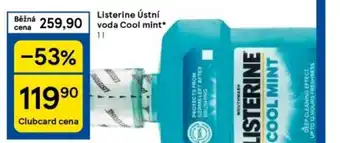 Tesco Listerine Ústní voda Cool mint nabídka