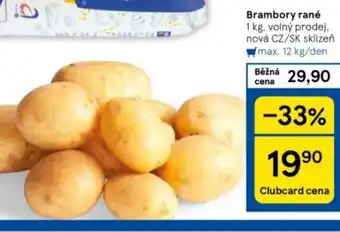 Tesco Brambory rané nabídka