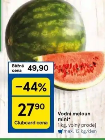 Tesco Vodní meloun mini nabídka