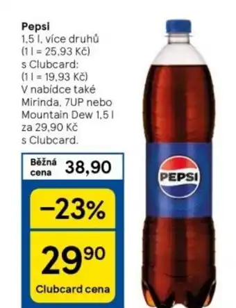 Tesco Pepsi nabídka