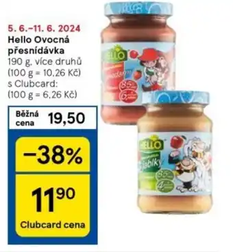 Tesco Hello Ovocná přesnídávka nabídka