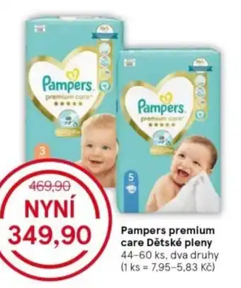 Tesco Pampers premium care Dětské pleny nabídka