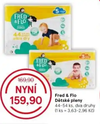 Tesco Fred & Flo Dětské pleny nabídka