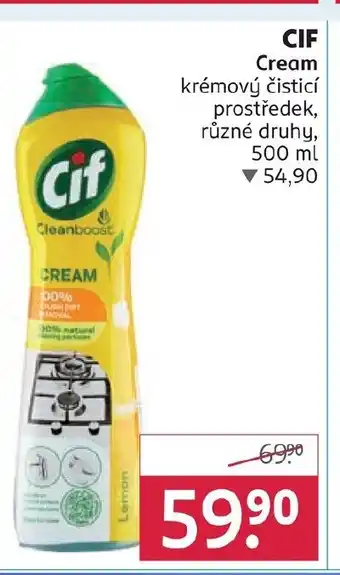 Rossmann Cif Cream krémový čisticí prostředek, různé druhy, 500 ml nabídka