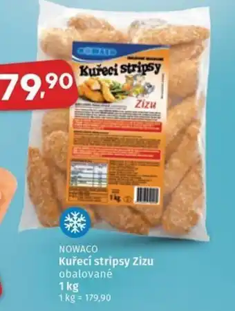 Coop NOWACO Kuřecí stripsy Zizu obalované 1 kg nabídka