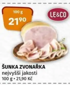 Coop ŠUNKA ZVONAŘKA nabídka