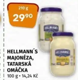 HELLMANN'S MAJONÉZA, TATARSKÁ OMÁČKA