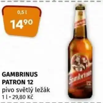 Coop GAMBRINUS PATRON 12 0.5L nabídka