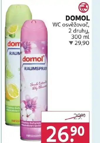 Rossmann DOMOL WC osvěžovač nabídka