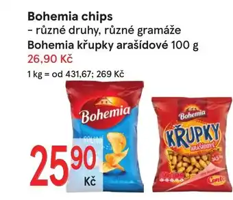 Žabka Bohemia chips nabídka
