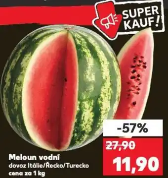 Kaufland Meloun vodní nabídka