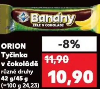 Kaufland ORION Tyčinka v čokoládě nabídka