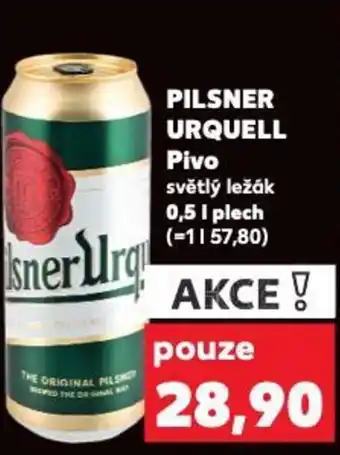 Kaufland PILSNER URQUELL Pivo 0.5L nabídka