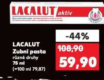 Kaufland LACALUT Zubní pasta nabídka