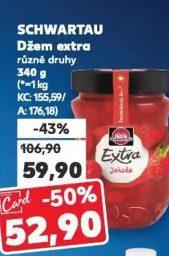 Kaufland SCHWARTAU Džem extra nabídka
