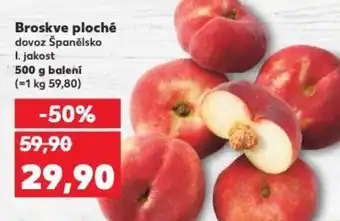 Kaufland Broskve ploché nabídka