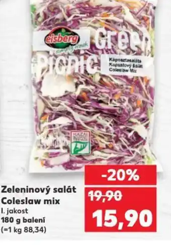 Kaufland Zeleninový salát Coleslaw mix nabídka